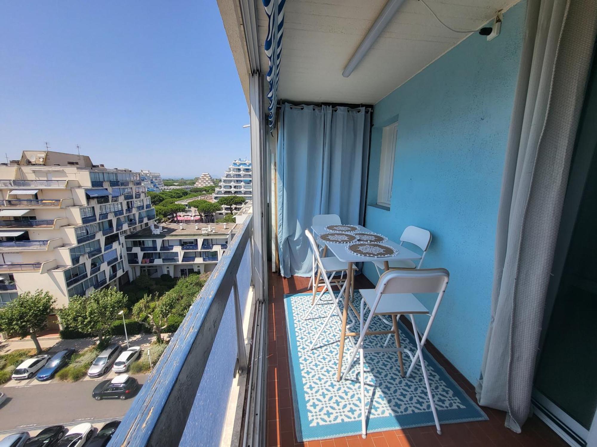 Appartement Lumineux Avec Vue Sur Mer A 50 M De La Plage Et Du Centre Ла-Гранд-Мот Экстерьер фото